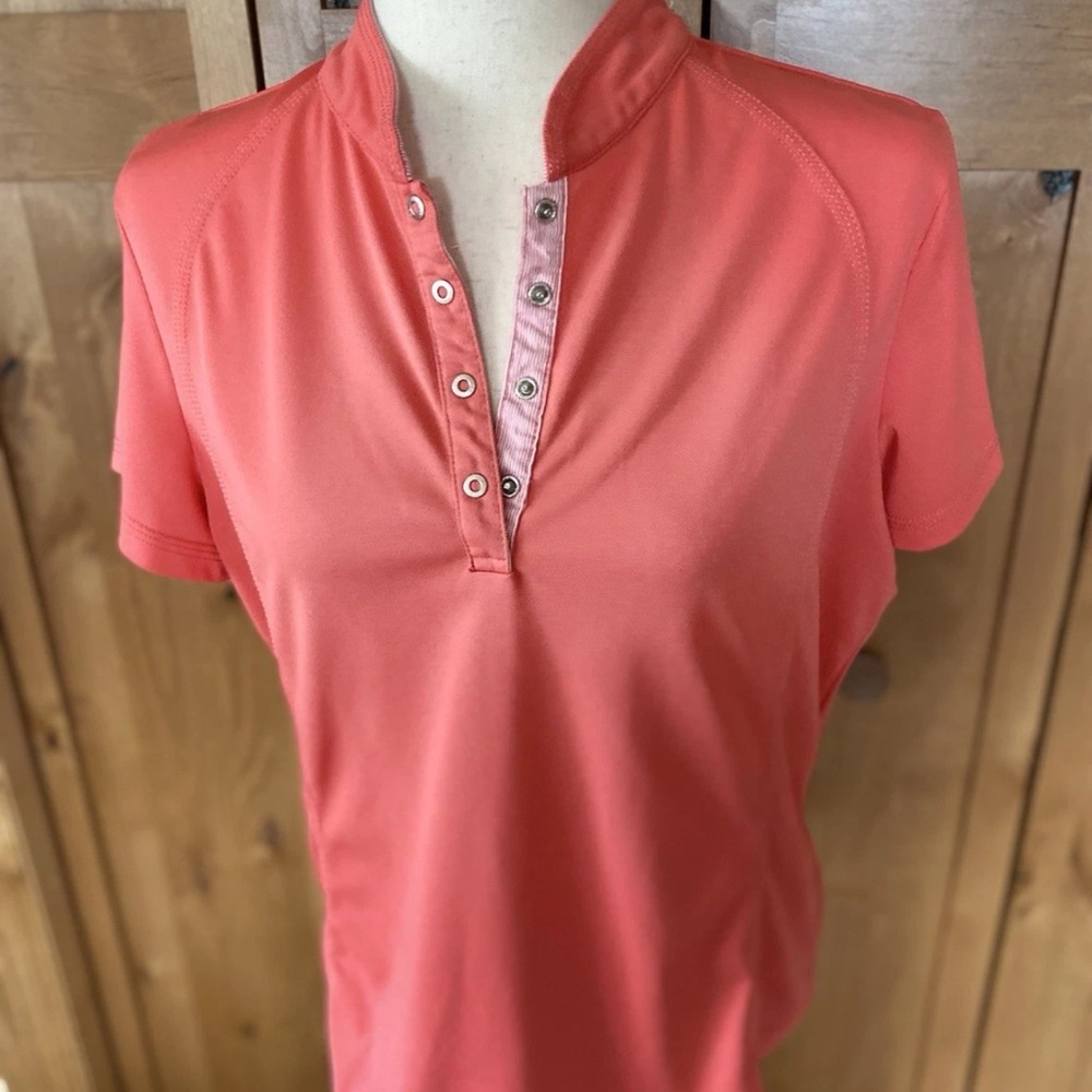 Tail Vibrant Coral Button-Down Shirt